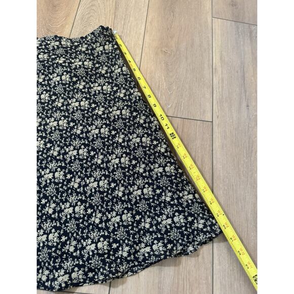 Vintage Compagnie Internationale Express Skirt 90s Grunge Y2K Medium Goth Black - Picture 6 of 11